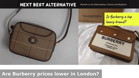 which country is Burberry cheapest